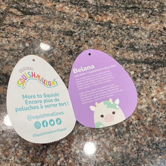 Squishmallows - Belana Cow - 16” - Picture 5 of 5